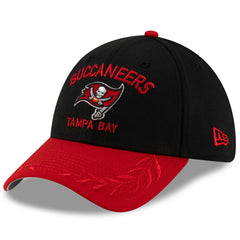 Tampa Bay Buccaneers New Era 2025 NFL Draft 39THIRTY Flex Hat - Black/Red outlet