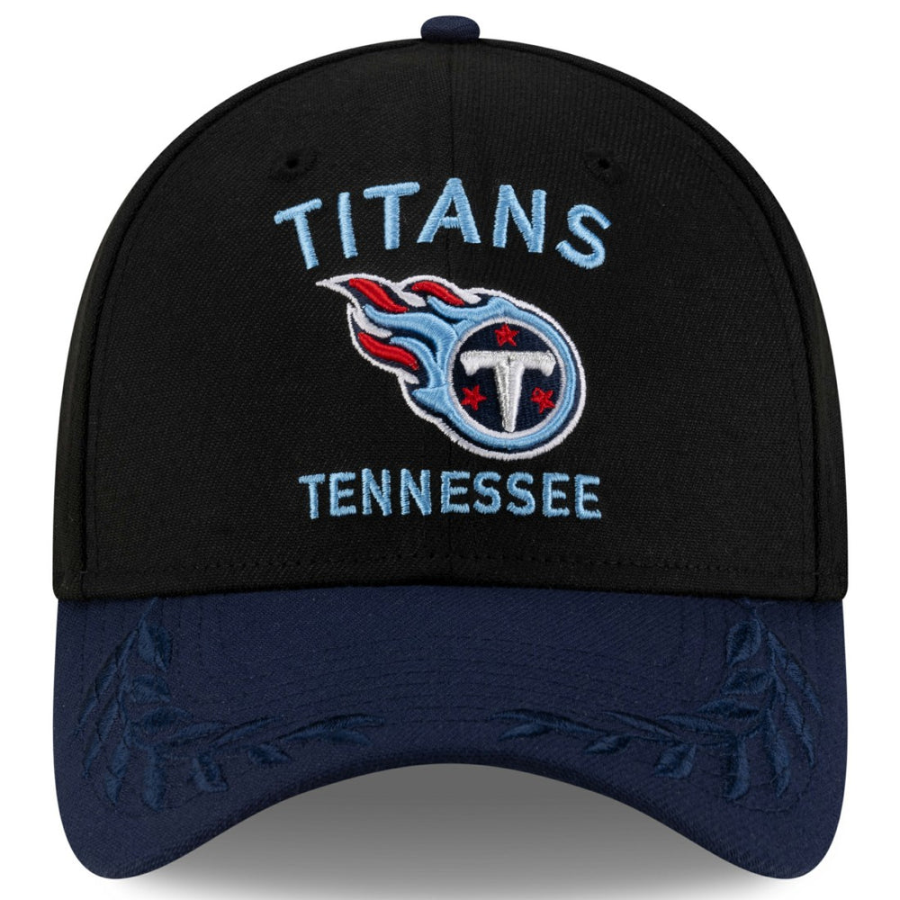 Tennessee Titans New Era 2025 NFL Draft 39THIRTY Flex Hat - Black/Navy sale