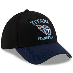 Tennessee Titans New Era 2025 NFL Draft 39THIRTY Flex Hat - Black/Navy sale