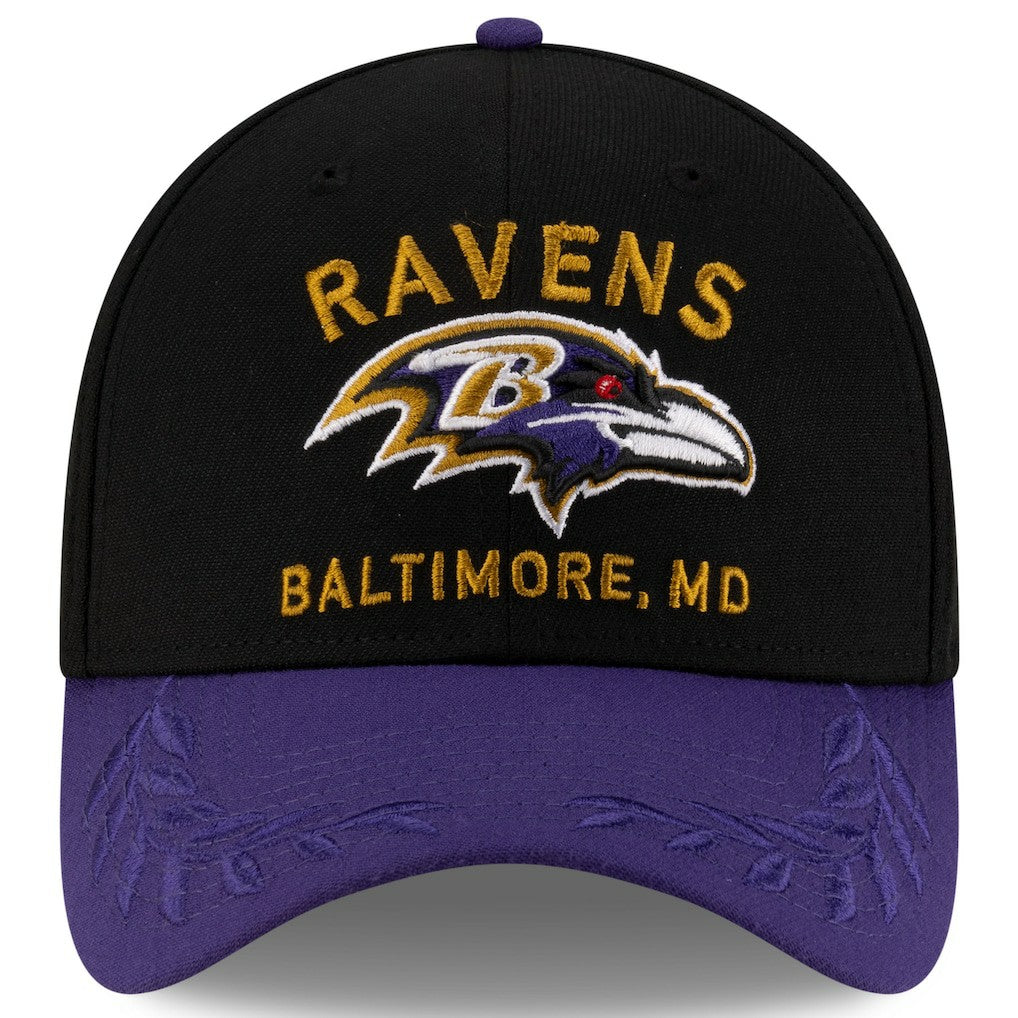 Baltimore Ravens New Era 2025 NFL Draft 39THIRTY Flex Hat - Black/Purple cheap