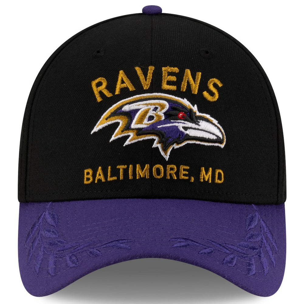 Baltimore Ravens New Era 2025 NFL Draft 39THIRTY Flex Hat - Black/Purple cheap