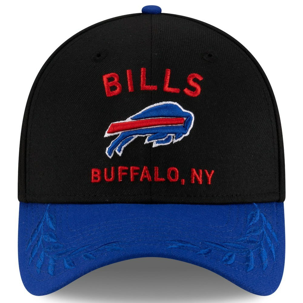 Buffalo Bills New Era 2025 NFL Draft 39THIRTY Flex Hat - Black/Royal for sale