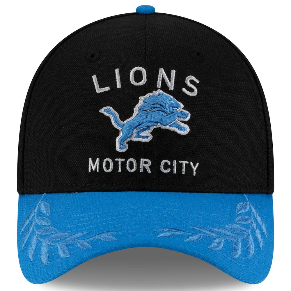 Detroit Lions New Era 2025 NFL Draft 39THIRTY Flex Hat - Black/Blue online