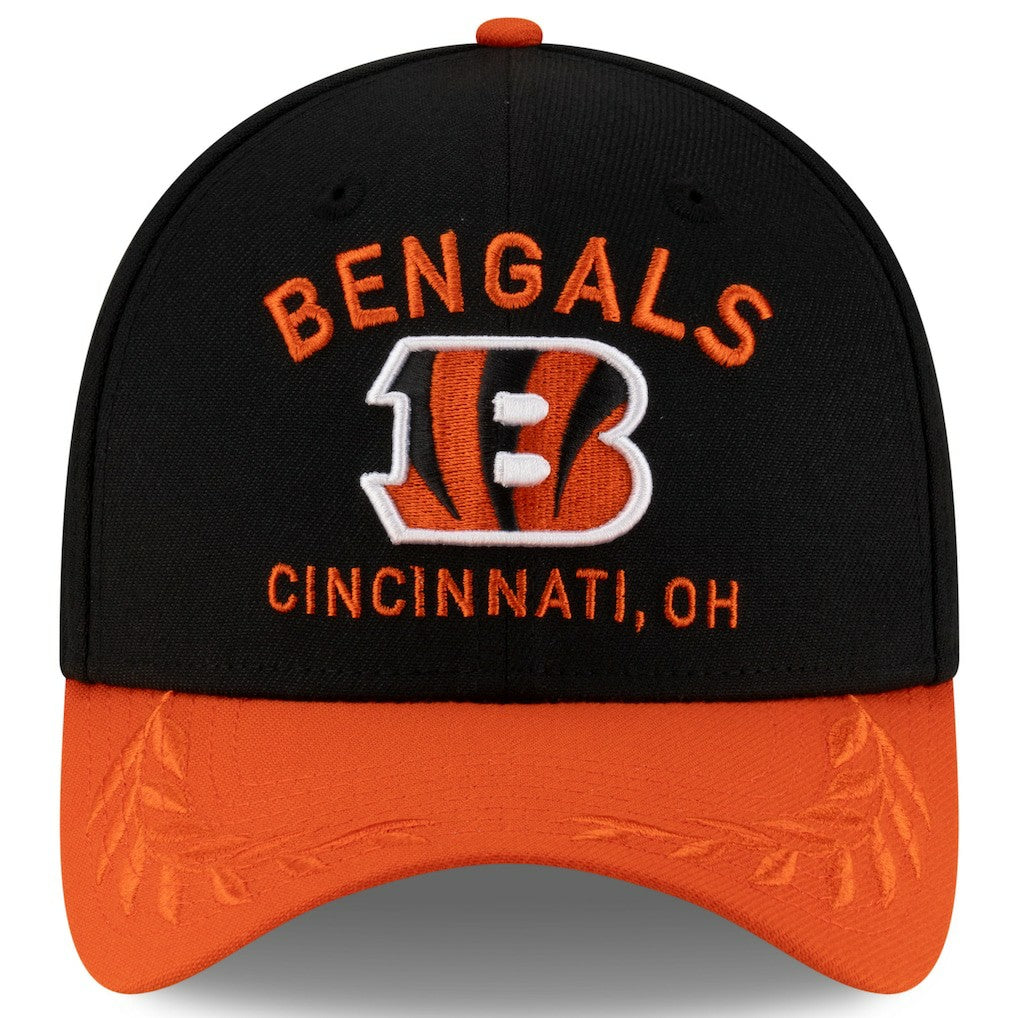 Cincinnati Bengals New Era 2025 NFL Draft 39THIRTY Flex Hat - Black/Orange cheap
