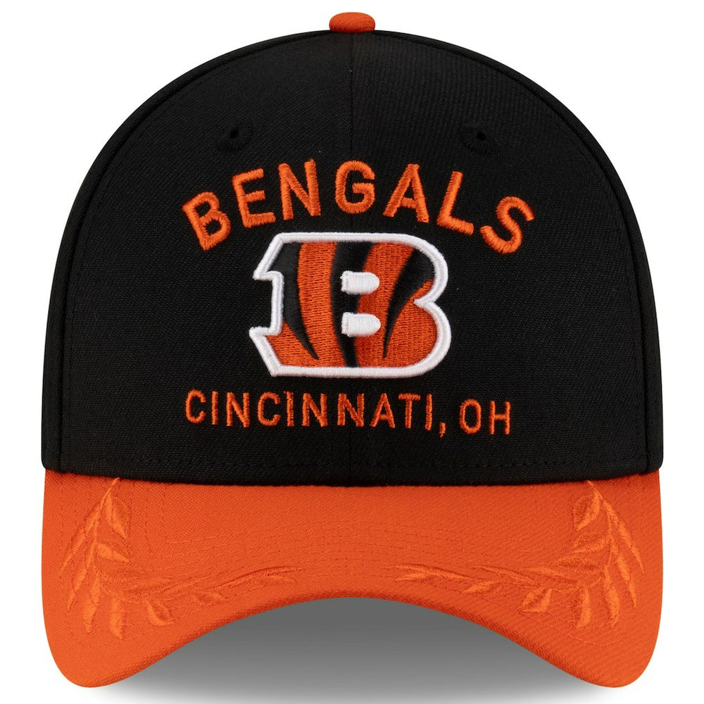 Cincinnati Bengals New Era 2025 NFL Draft 39THIRTY Flex Hat - Black/Orange cheap