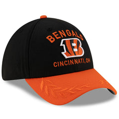 Cincinnati Bengals New Era 2025 NFL Draft 39THIRTY Flex Hat - Black/Orange cheap