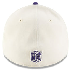 Baltimore Ravens New Era 2025 NFL Draft 39THIRTY Flex Hat - Cream/Purple discount