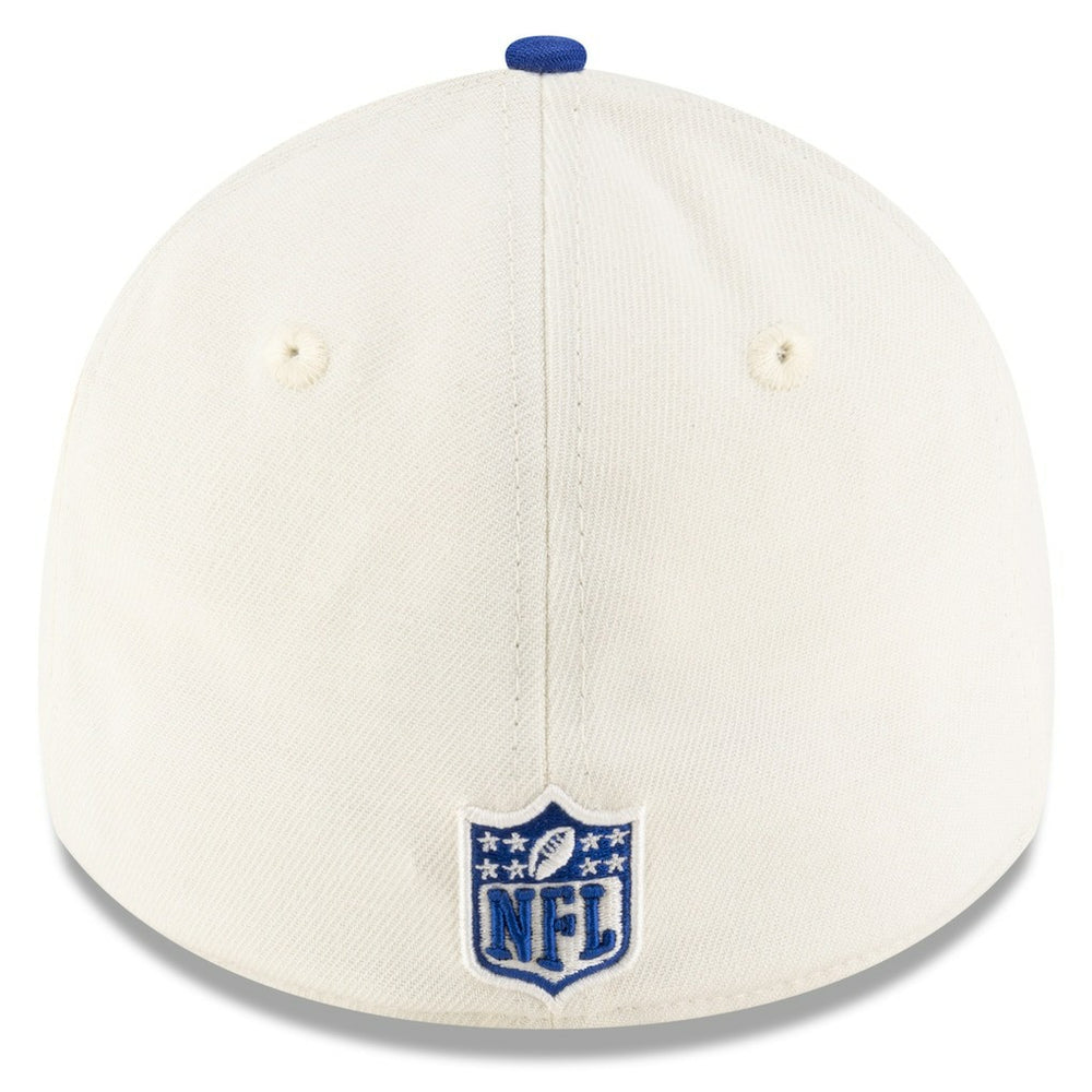 Buffalo Bills New Era 2025 NFL Draft 39THIRTY Flex Hat - Cream/Royal sale