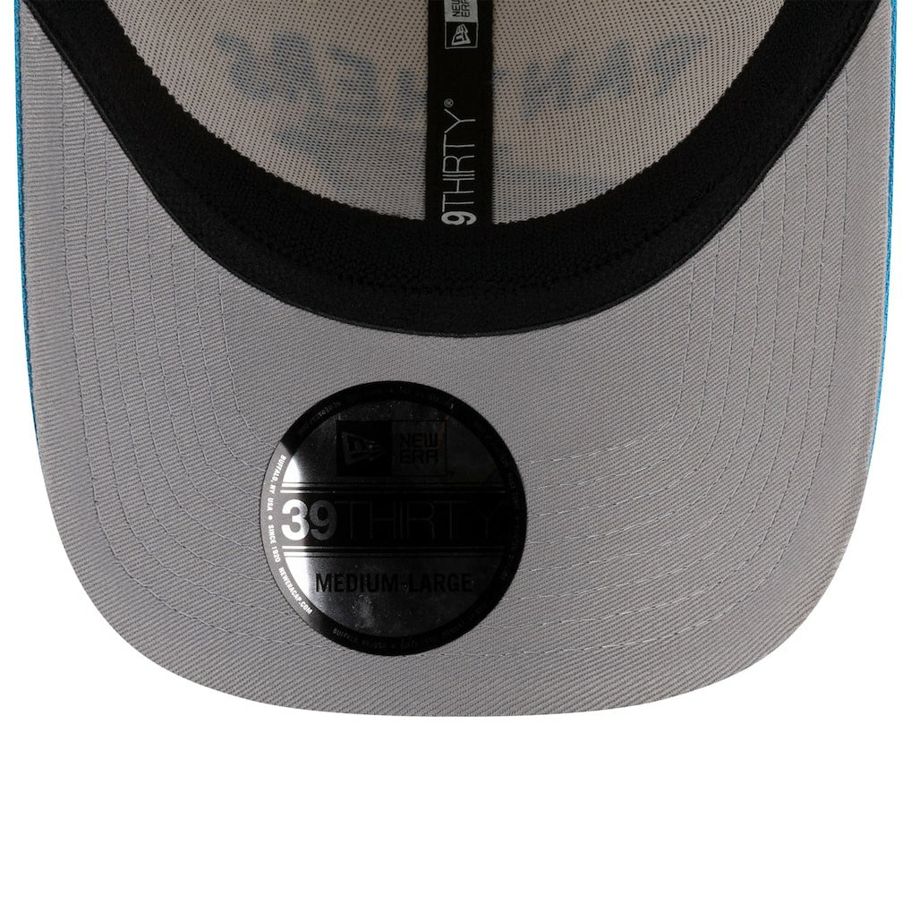 Carolina Panthers New Era 2025 NFL Draft 39THIRTY Flex Hat - Cream/Blue discount