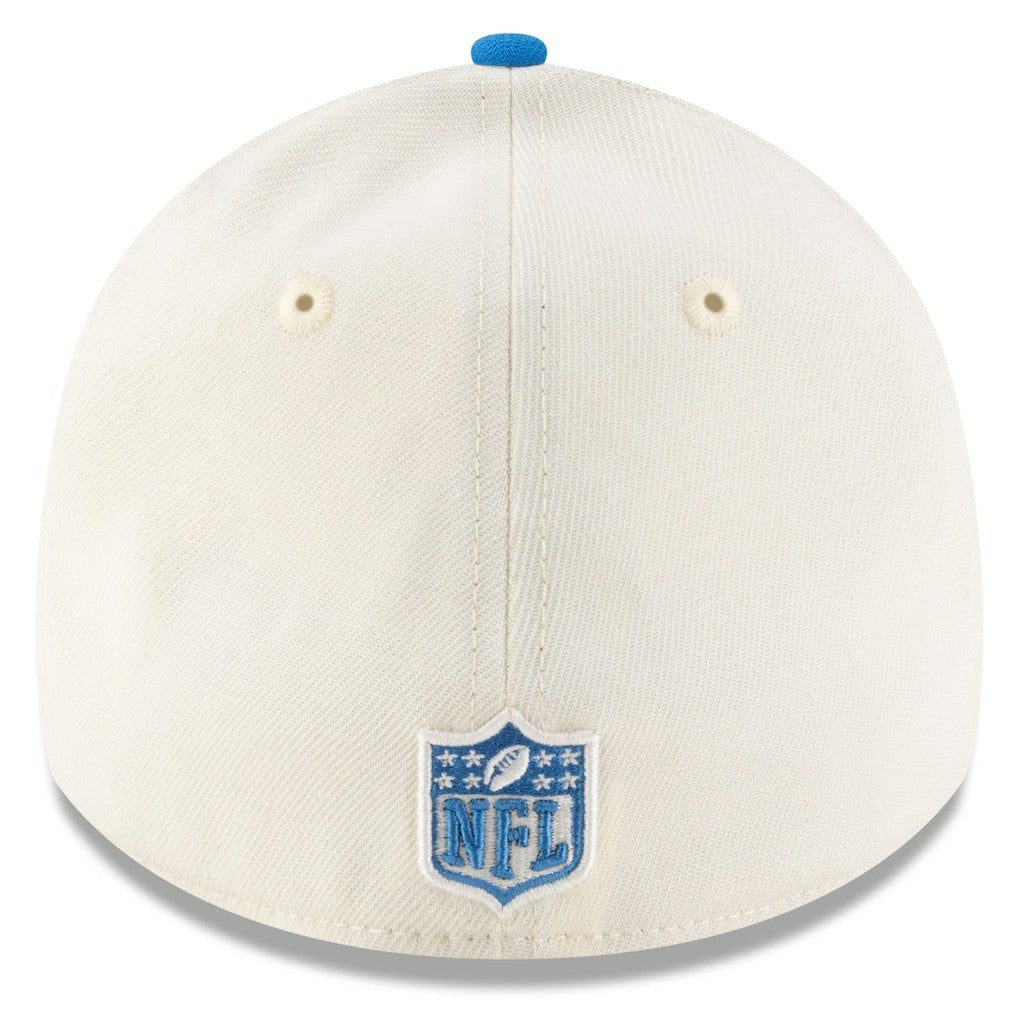 Detroit Lions New Era 2025 NFL Draft 39THIRTY Flex Hat - Cream/Blue outlet