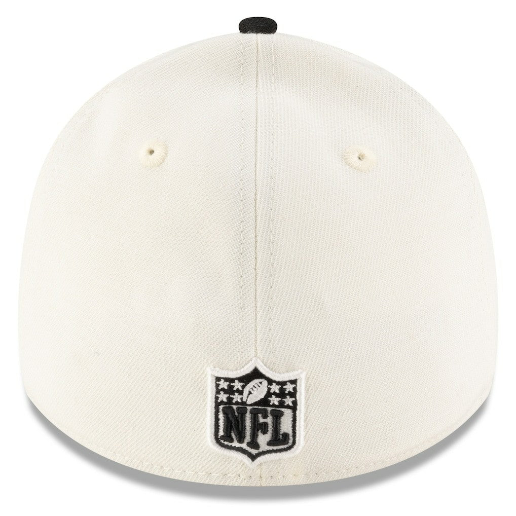 Pittsburgh Steelers New Era 2025 NFL Draft 39THIRTY Flex Hat - Cream/Black outlet