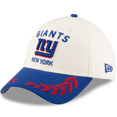 New York Giants New Era 2025 NFL Draft 39THIRTY Flex Hat - Cream/Royal cheap