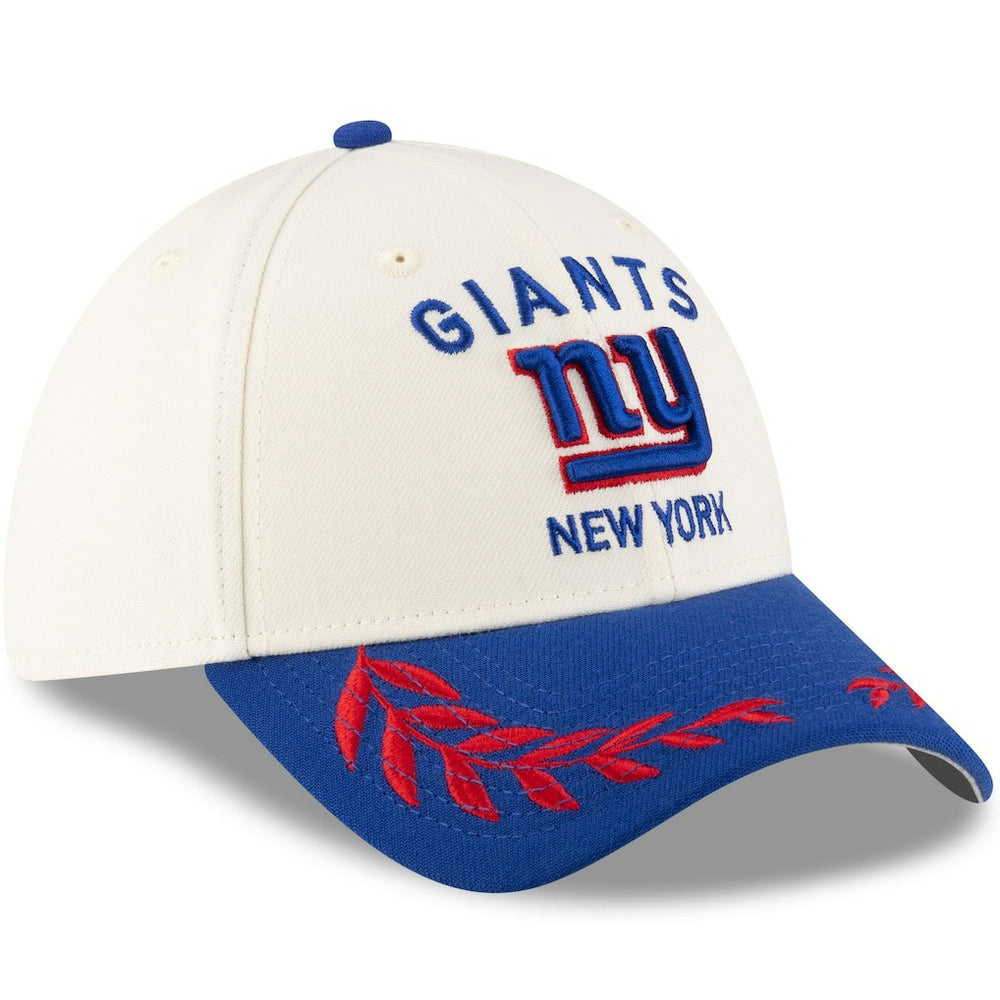 New York Giants New Era 2025 NFL Draft 39THIRTY Flex Hat - Cream/Royal cheap