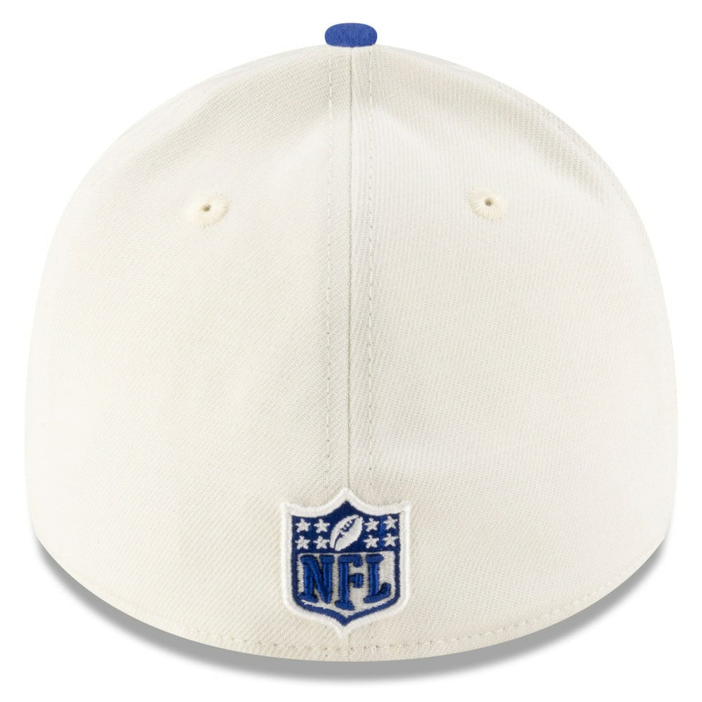 New York Giants New Era 2025 NFL Draft 39THIRTY Flex Hat - Cream/Royal cheap