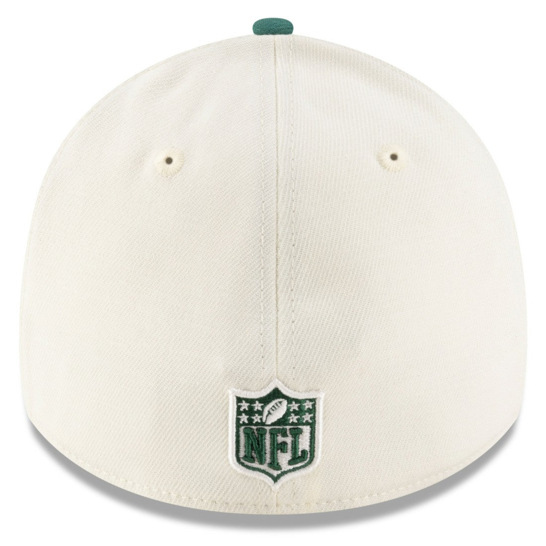 New York Jets New Era 2025 NFL Draft 39THIRTY Flex Hat - Cream/Green for sale