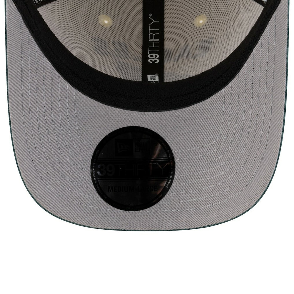 Philadelphia Eagles New Era 2025 NFL Draft 39THIRTY Flex Hat - Cream/Midnight Green outlet