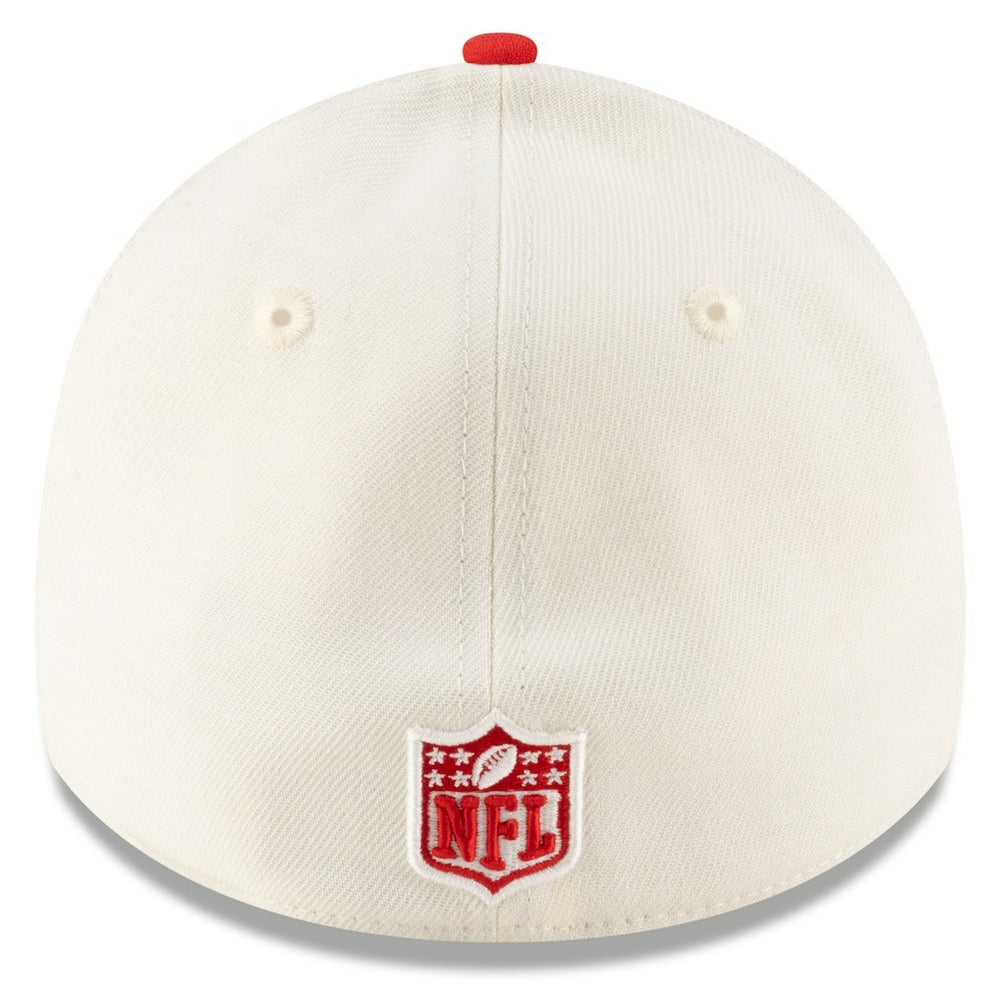 Kansas City Chiefs New Era 2025 NFL Draft 39THIRTY Flex Hat - Cream/Red for sale