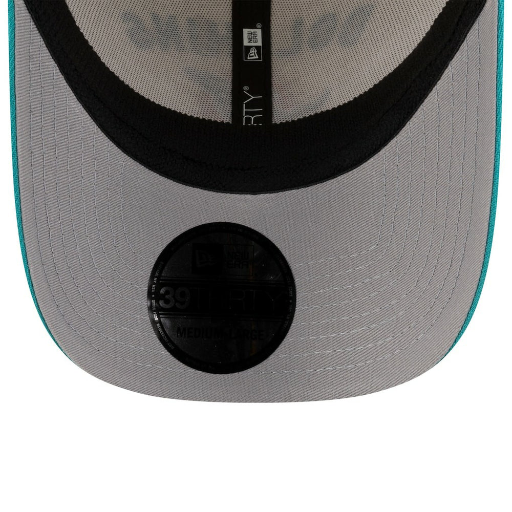 Miami Dolphins New Era 2025 NFL Draft 39THIRTY Flex Hat - Cream/Aqua outlet