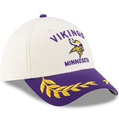 Minnesota Vikings New Era 2025 NFL Draft 39THIRTY Flex Hat - Cream/Purple for sale