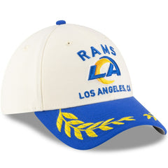 Los Angeles Rams New Era 2025 NFL Draft 39THIRTY Flex Hat - Cream/Royal for sale