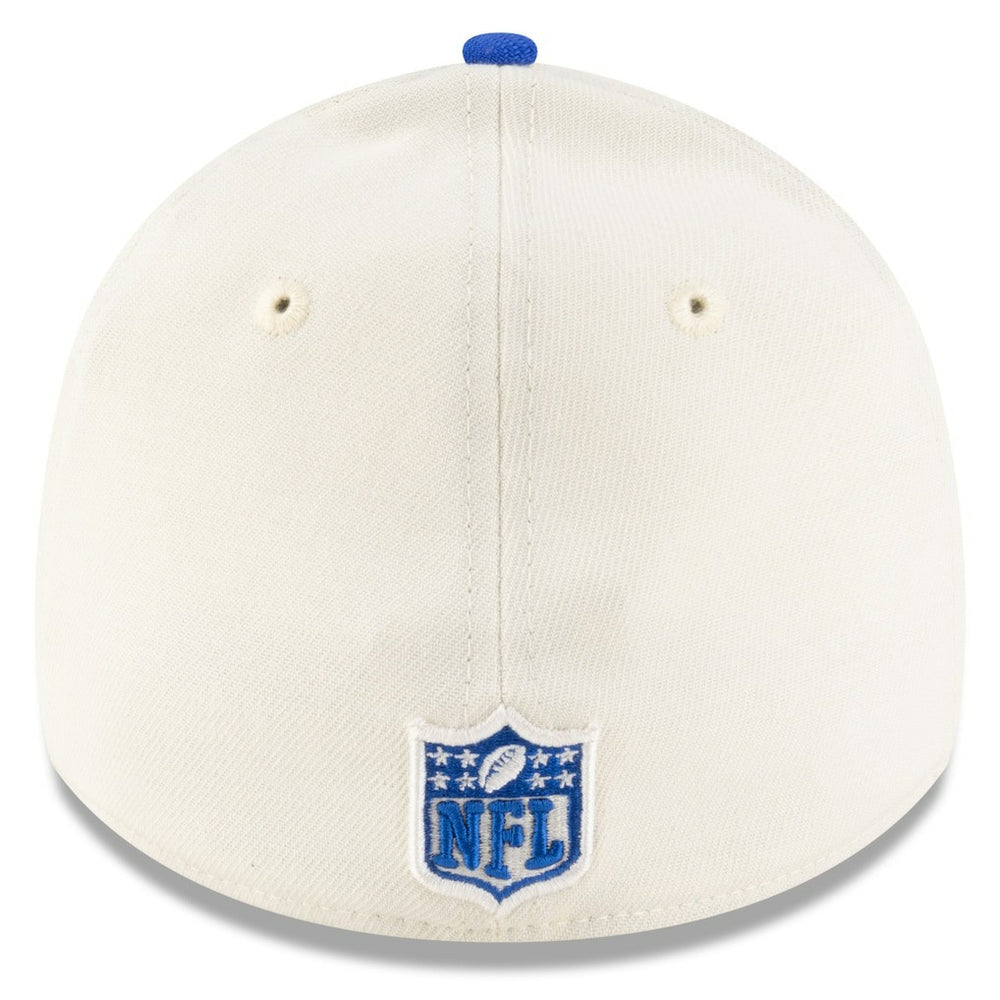 Los Angeles Rams New Era 2025 NFL Draft 39THIRTY Flex Hat - Cream/Royal for sale