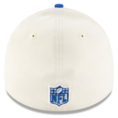 Los Angeles Rams New Era 2025 NFL Draft 39THIRTY Flex Hat - Cream/Royal for sale