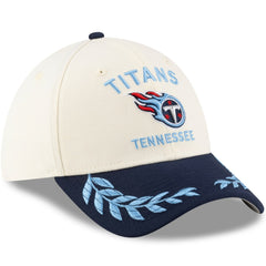 Tennessee Titans New Era 2025 NFL Draft 39THIRTY Flex Hat - Cream/Navy outlet