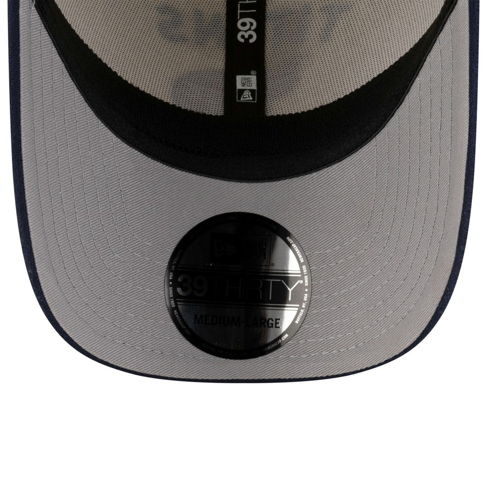 Tennessee Titans New Era 2025 NFL Draft 39THIRTY Flex Hat - Cream/Navy outlet