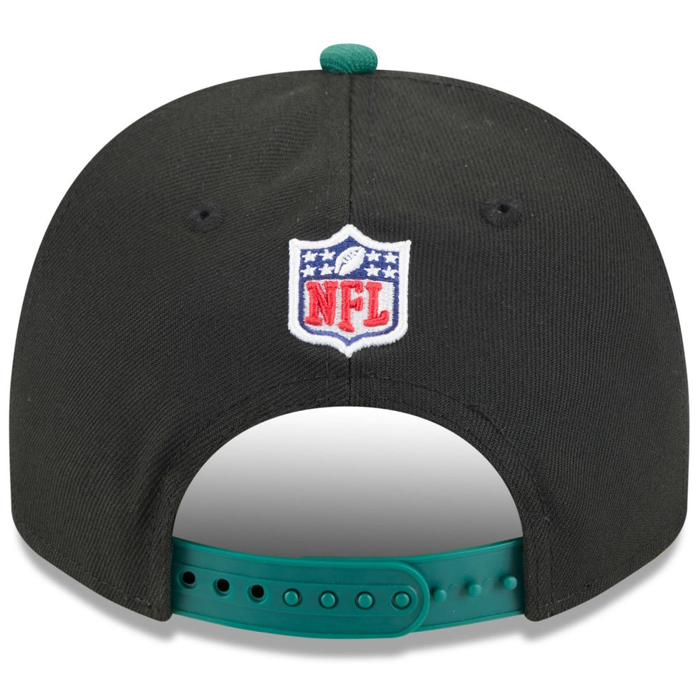 New York Jets New Era Youth 2025 NFL Draft A-Frame 9FIFTY Snapback Hat - Black/Green on sale