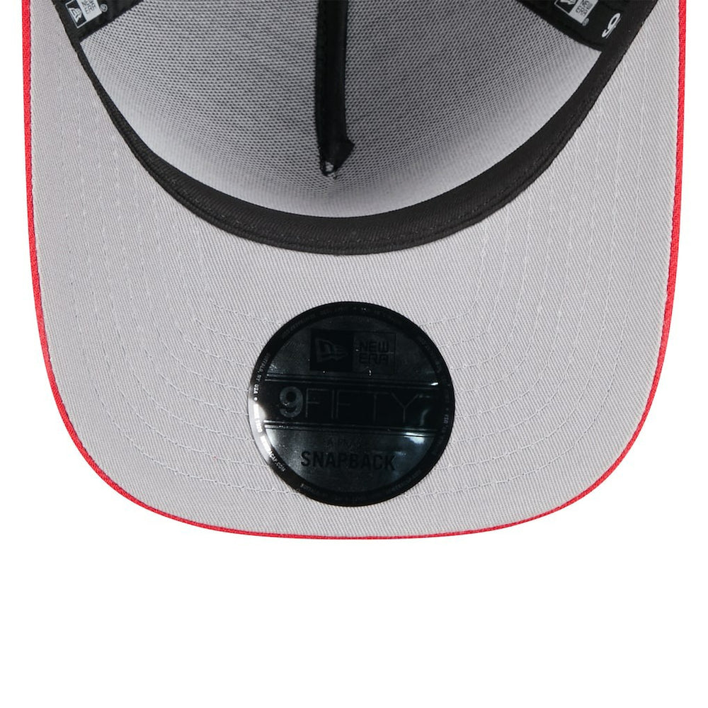 Kansas City Chiefs New Era Youth 2025 NFL Draft A-Frame 9FIFTY Snapback Hat - Black/Red cheap