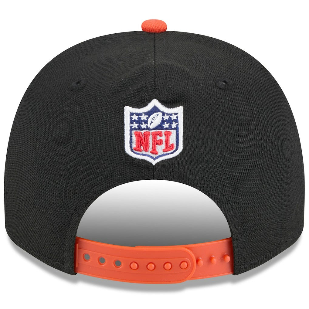 Cincinnati Bengals New Era Youth 2025 NFL Draft A-Frame 9FIFTY Snapback Hat - Black/Orange outlet