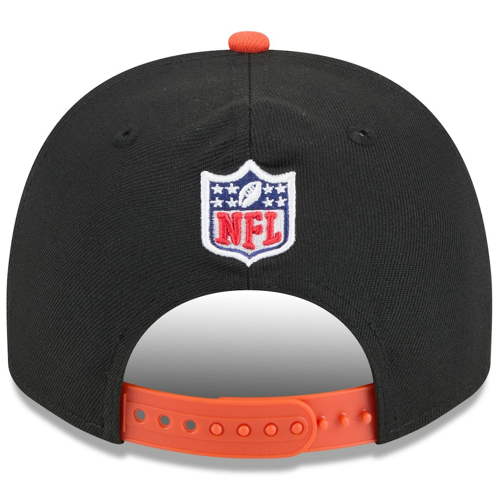 Cincinnati Bengals New Era Youth 2025 NFL Draft A-Frame 9FIFTY Snapback Hat - Black/Orange outlet