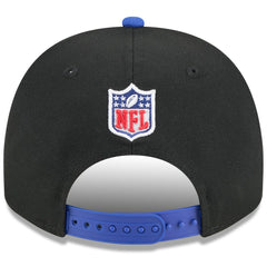 Buffalo Bills New Era Youth 2025 NFL Draft A-Frame 9FIFTY Snapback Hat - Black/Royal cheap
