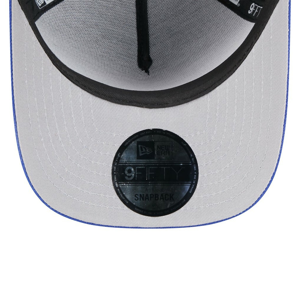 Buffalo Bills New Era Youth 2025 NFL Draft A-Frame 9FIFTY Snapback Hat - Black/Royal cheap