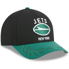 New York Jets New Era Youth 2025 NFL Draft 9FORTY A-Frame M-Crown Adjustable Hat - Black/Green on sale