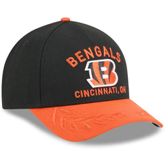 Cincinnati Bengals New Era Youth 2025 NFL Draft 9FORTY A-Frame M-Crown Adjustable Hat - Black/Orange discount