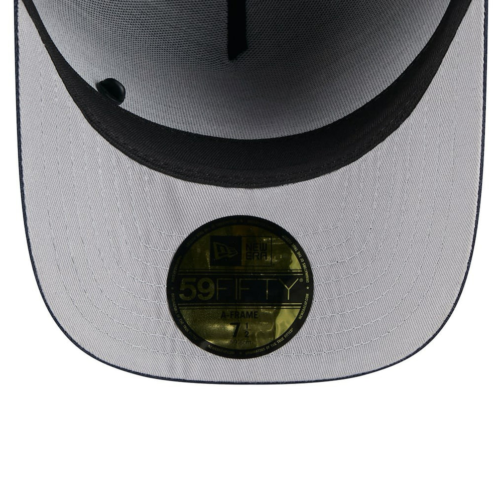 Dallas Cowboys New Era 2025 NFL Draft On Stage A-Frame 59FIFTY Fitted Hat - Black/Navy on sale