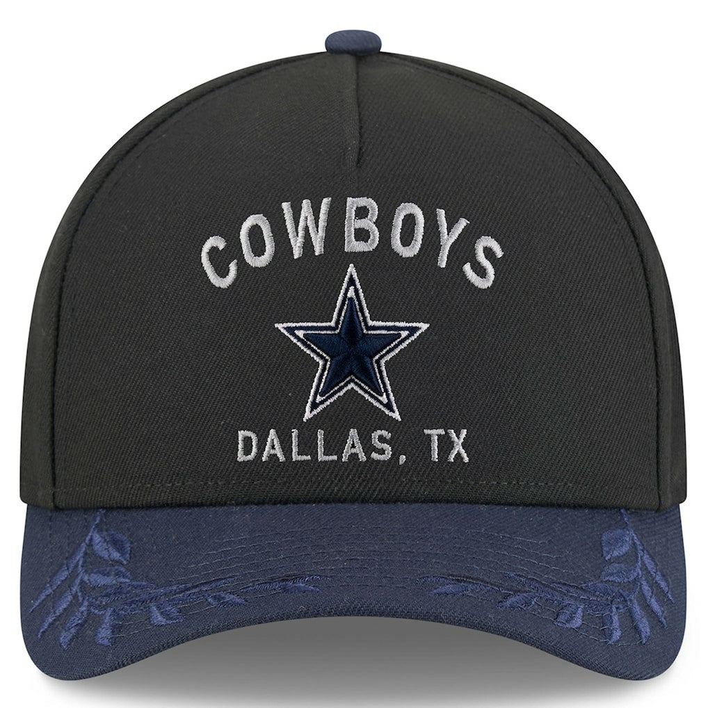 Dallas Cowboys New Era 2025 NFL Draft 39THIRTY Flex Hat - Black/Navy on sale