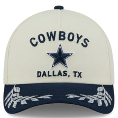 Dallas Cowboys New Era 2025 NFL Draft 39THIRTY Flex Hat - Cream/Navy on sale