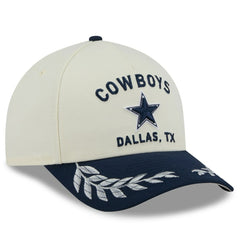 Dallas Cowboys New Era 2025 NFL Draft 39THIRTY Flex Hat - Cream/Navy on sale