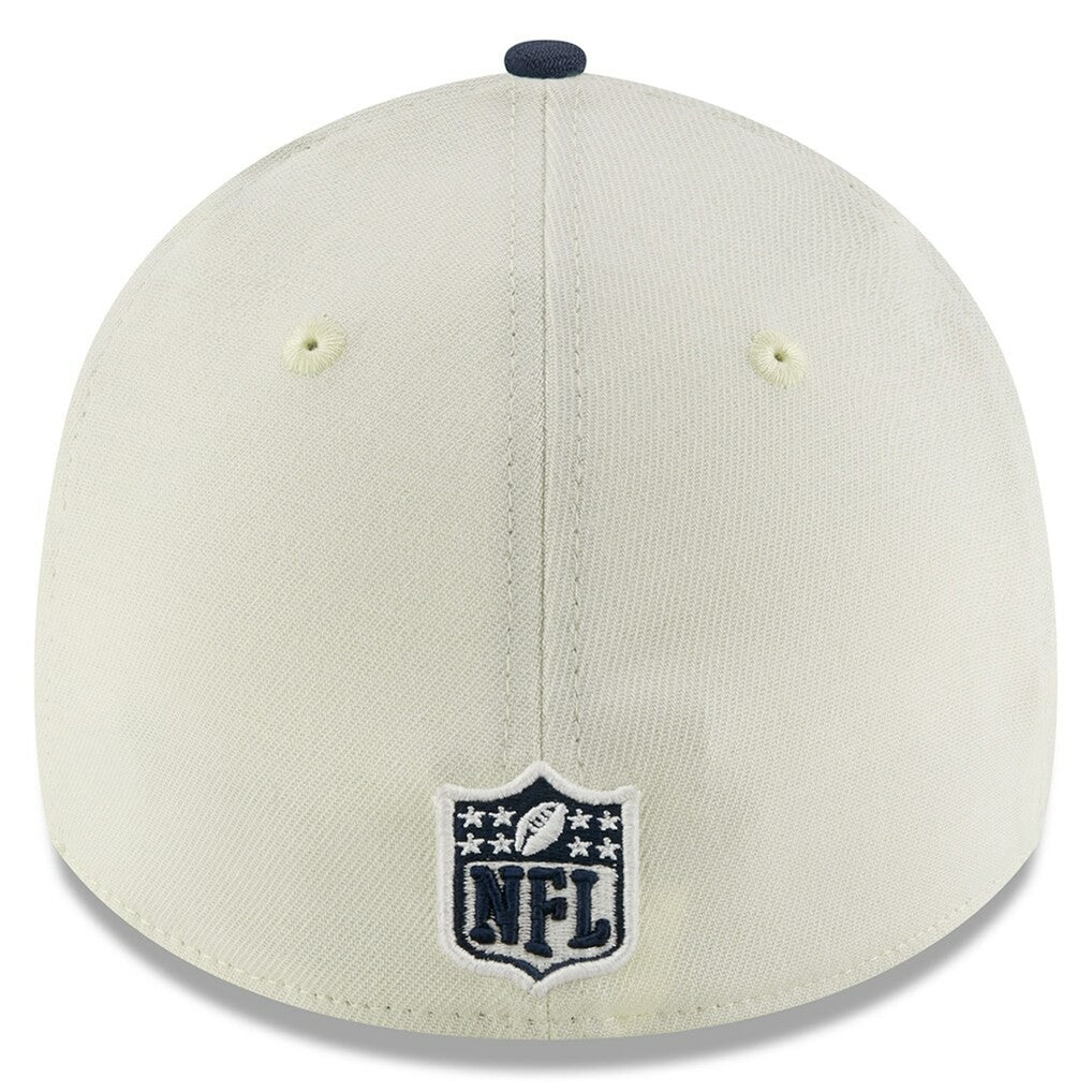 Dallas Cowboys New Era 2025 NFL Draft 39THIRTY Flex Hat - Cream/Navy on sale