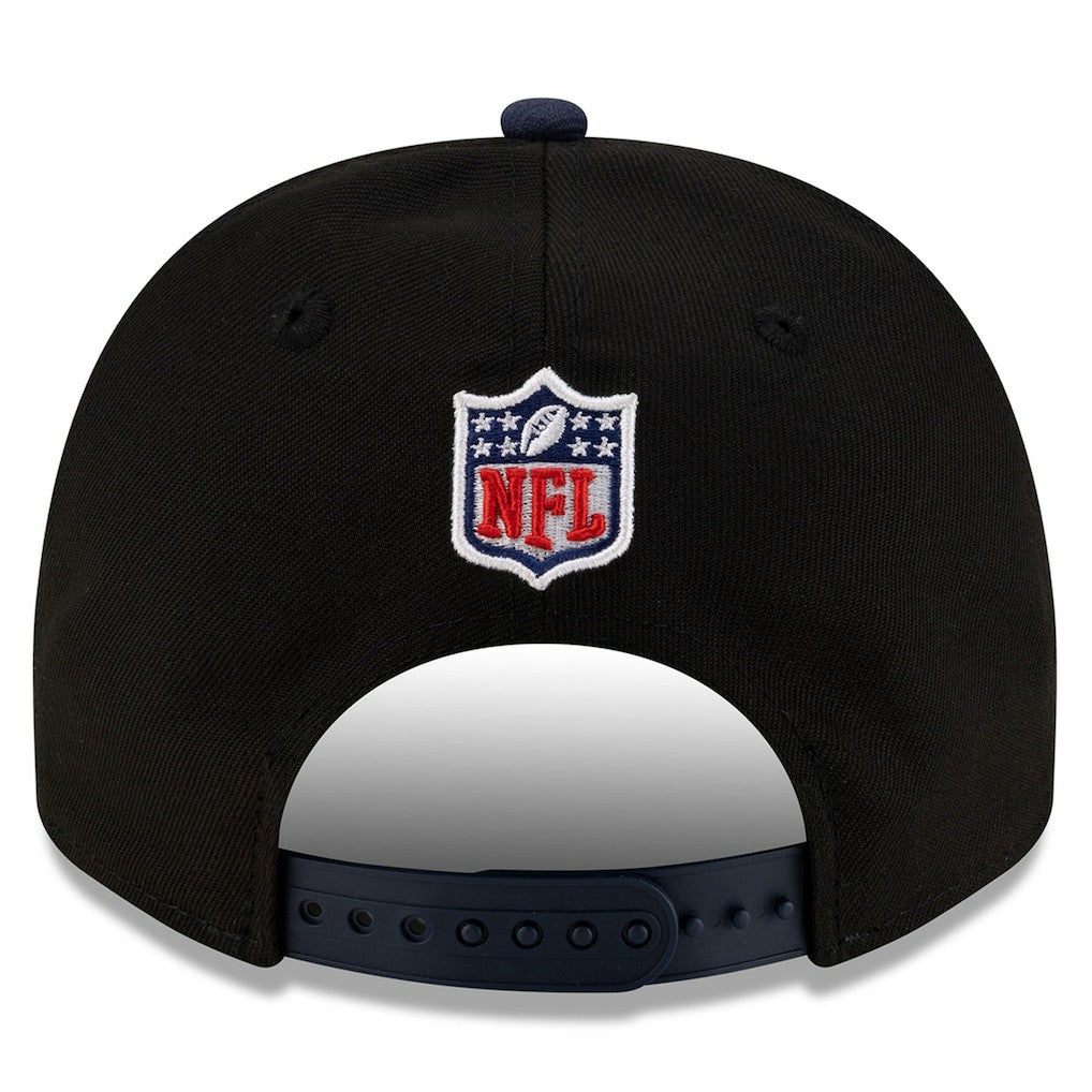 Dallas Cowboys New Era Youth 2025 NFL Draft A-Frame 9FIFTY Snapback Hat - Black/Navy outlet