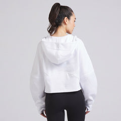Vancouver Canucks lululemon Women's Scuba Oversized Half-Zip Hoodie - White Hoodies
