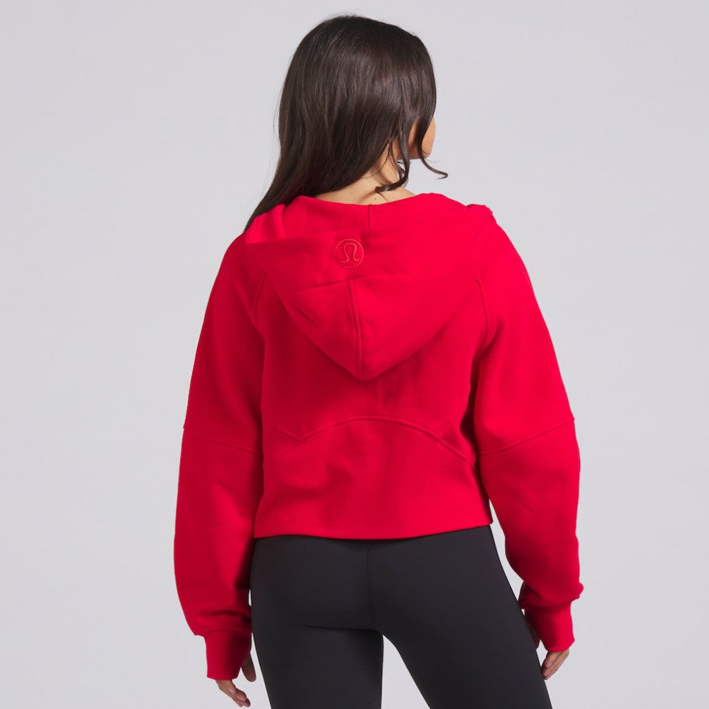 New York Rangers lululemon Women's Scuba Oversized Half-Zip Hoodie - True Red Hoodies