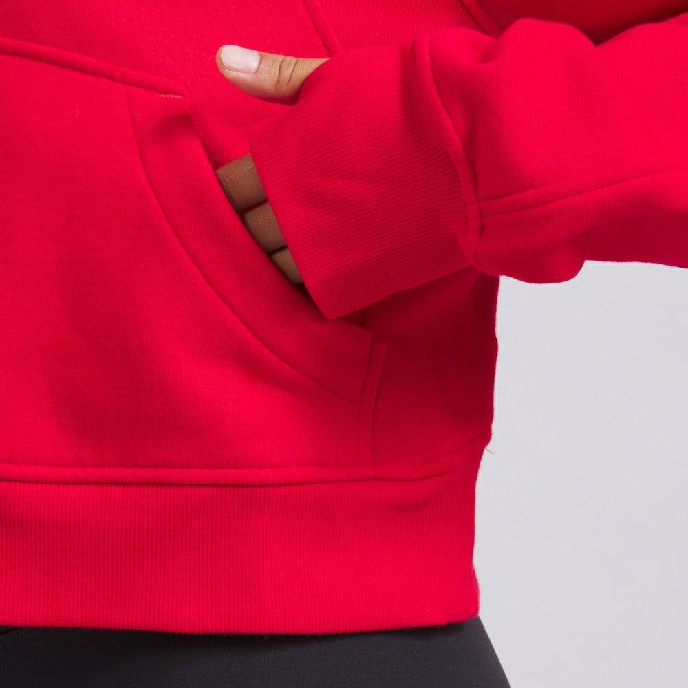 New York Rangers lululemon Women's Scuba Oversized Half-Zip Hoodie - True Red Hoodies