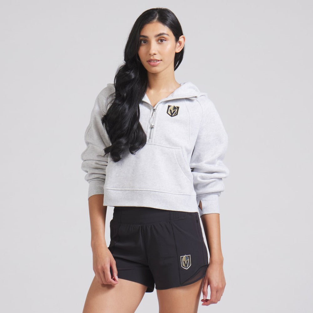 Vegas Golden Knights lululemon Women's Scuba Oversized Half-Zip Hoodie - Heathered Core Ultra Light Grey Hoodies