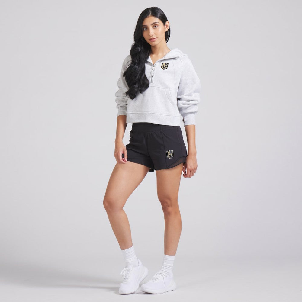 Vegas Golden Knights lululemon Women's Scuba Oversized Half-Zip Hoodie - Heathered Core Ultra Light Grey Hoodies