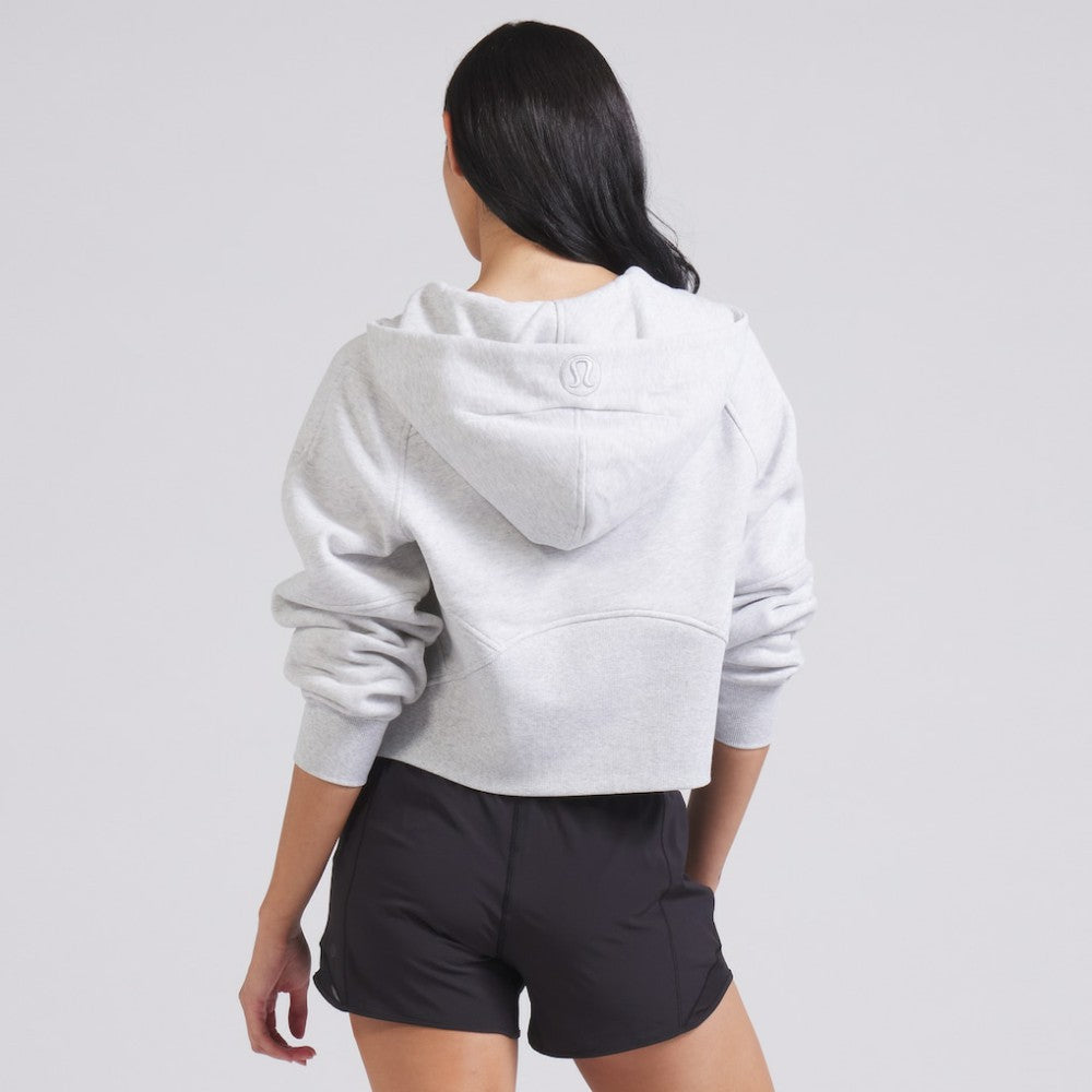 Vegas Golden Knights lululemon Women's Scuba Oversized Half-Zip Hoodie - Heathered Core Ultra Light Grey Hoodies