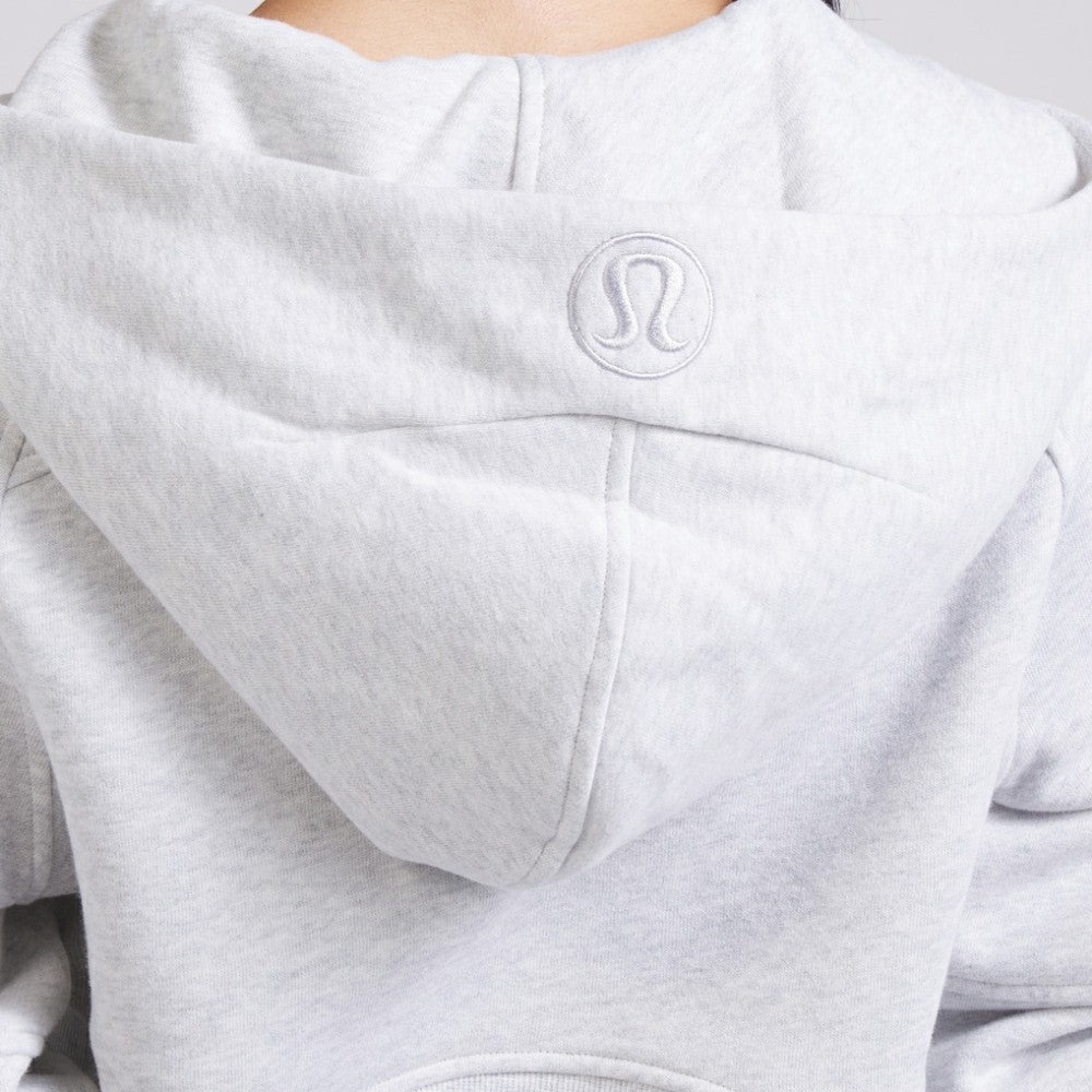 Vegas Golden Knights lululemon Women's Scuba Oversized Half-Zip Hoodie - Heathered Core Ultra Light Grey Hoodies
