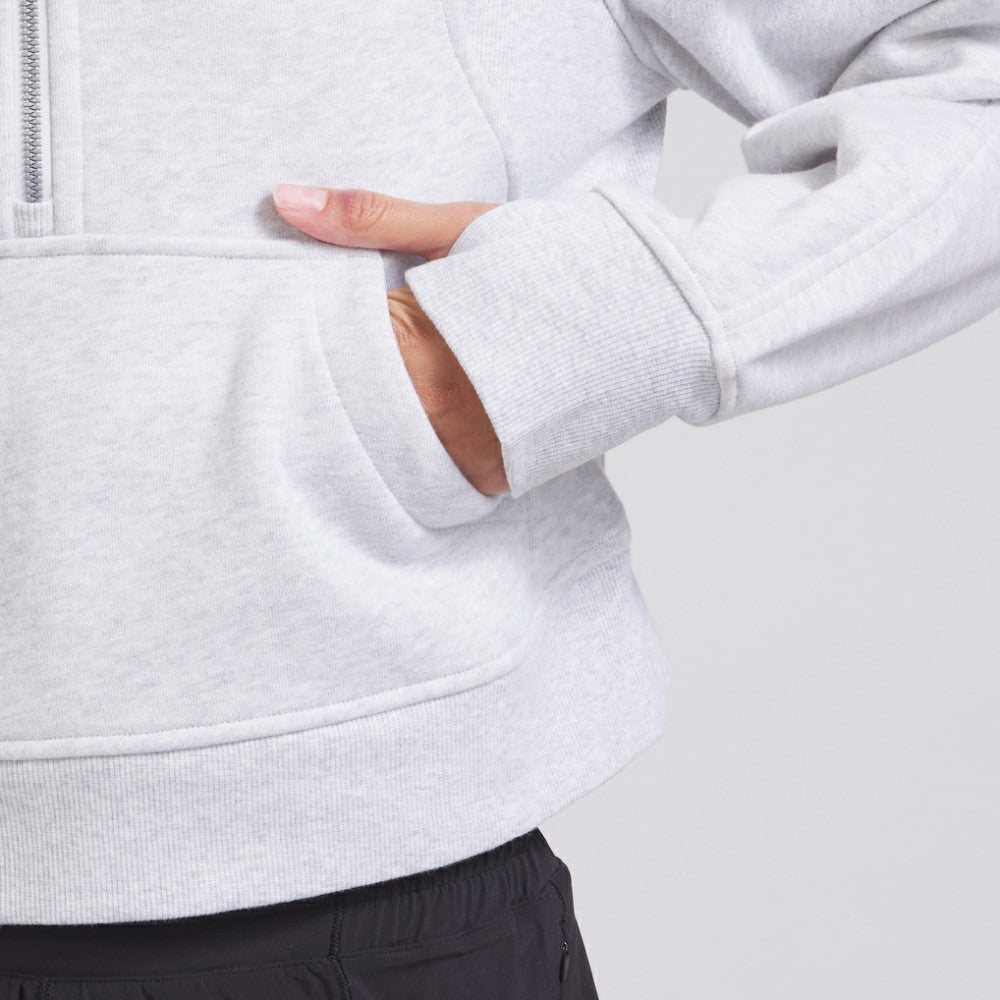 Vegas Golden Knights lululemon Women's Scuba Oversized Half-Zip Hoodie - Heathered Core Ultra Light Grey Hoodies